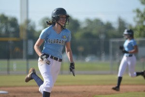 Olivia Foster headed to score off a double by Ashlyn McKeown Photo by Gregg Fuller    